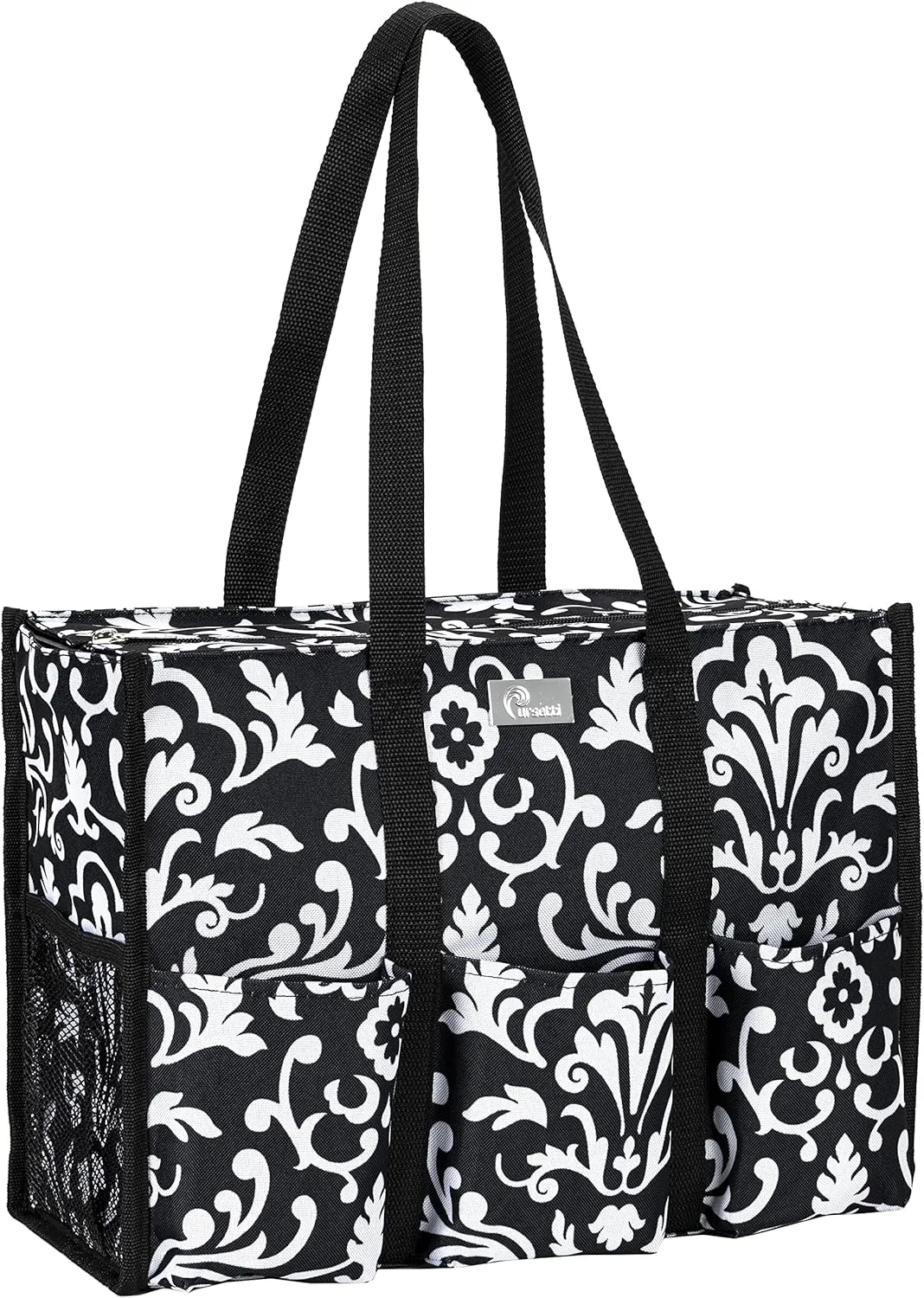 Utility Tote with Pockets & Compartments-Perfect Nurse Tote Bag, Teacher Bag, Work Bags for Women & Craft Tote