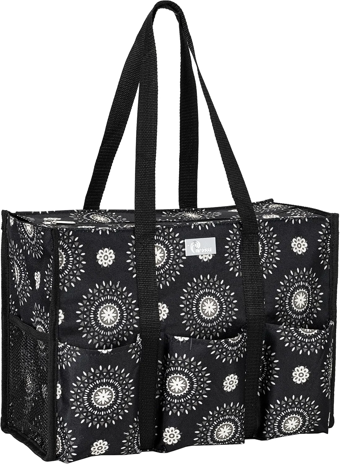 Utility Tote with Pockets & Compartments-Perfect Nurse Tote Bag, Teacher Bag, Work Bags for Women & Craft Tote