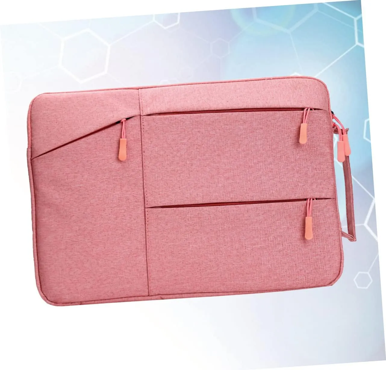 Vaguelly Bag Case with Pockets Portable Briefcase for Men and Women Stylish Black and Travel