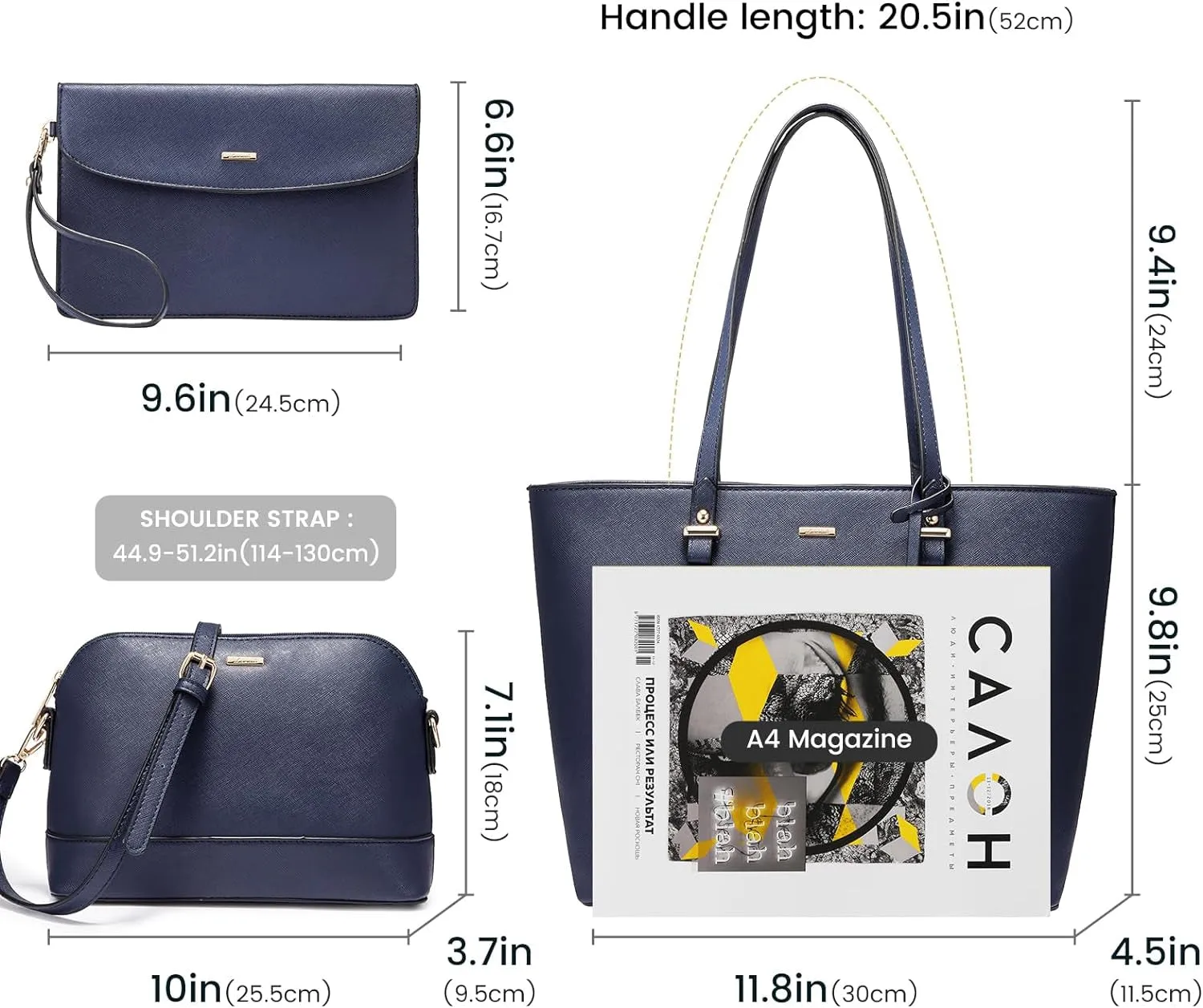 Versatile Women’s Handbag Set