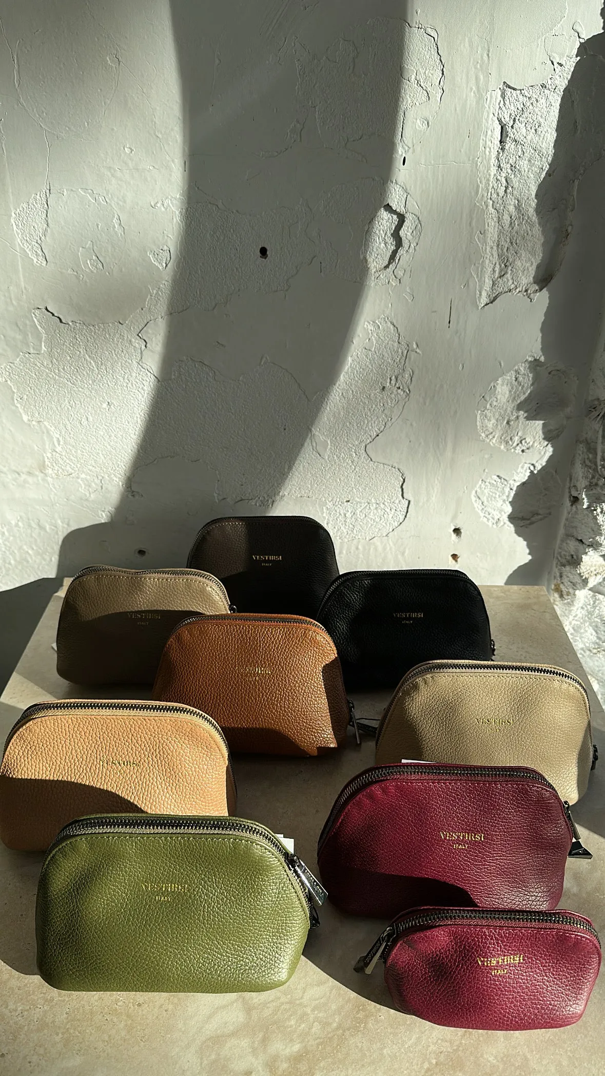 Vestirsi Cosmetic Pouch Duo Dark Chocolate