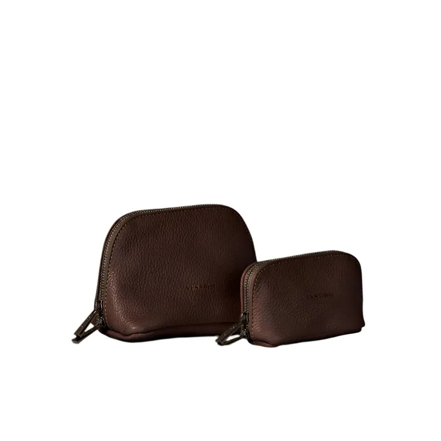 Vestirsi Cosmetic Pouch Duo Dark Chocolate