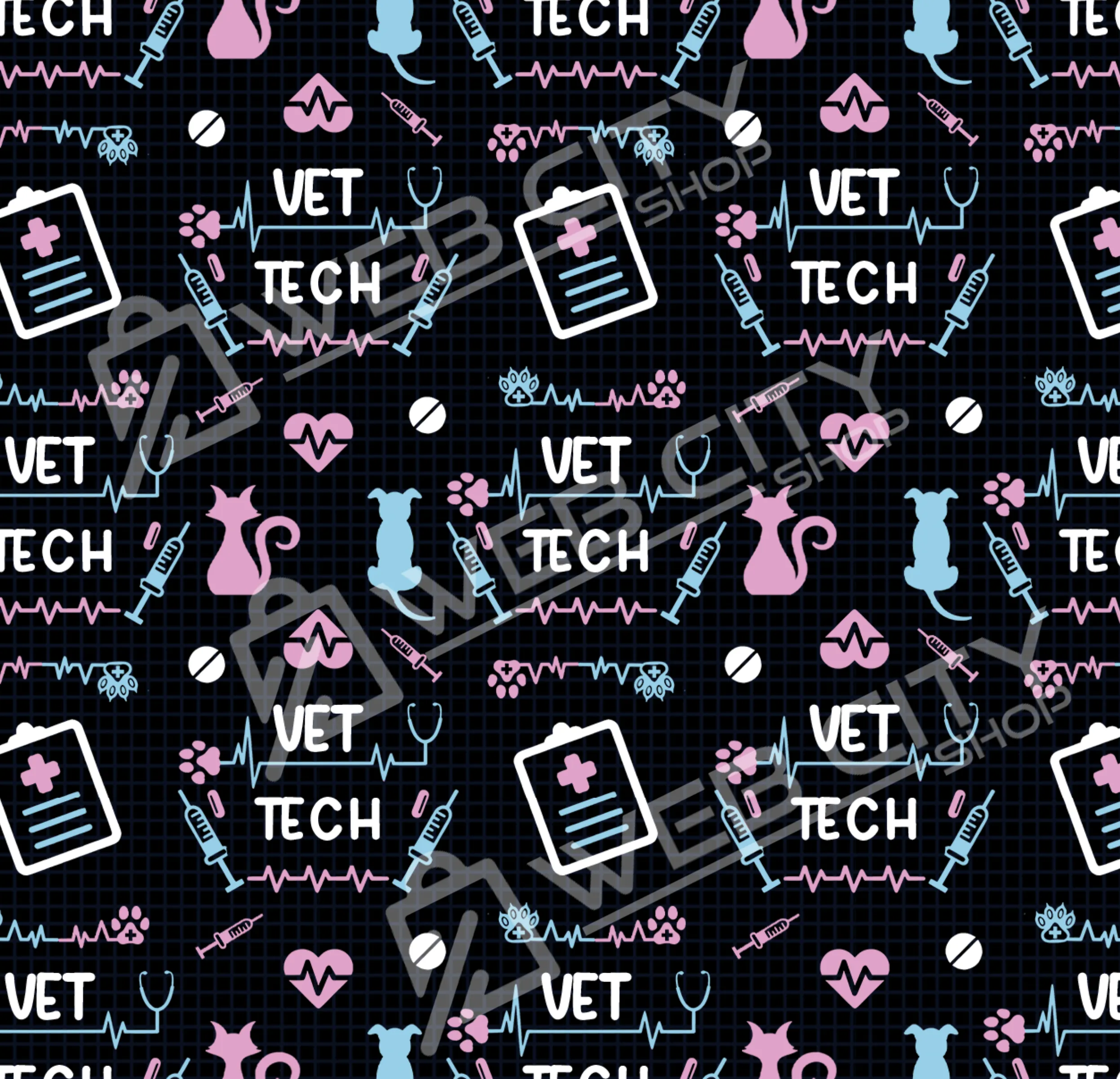 VET Tech Large PU Faux Leather Tote Bag