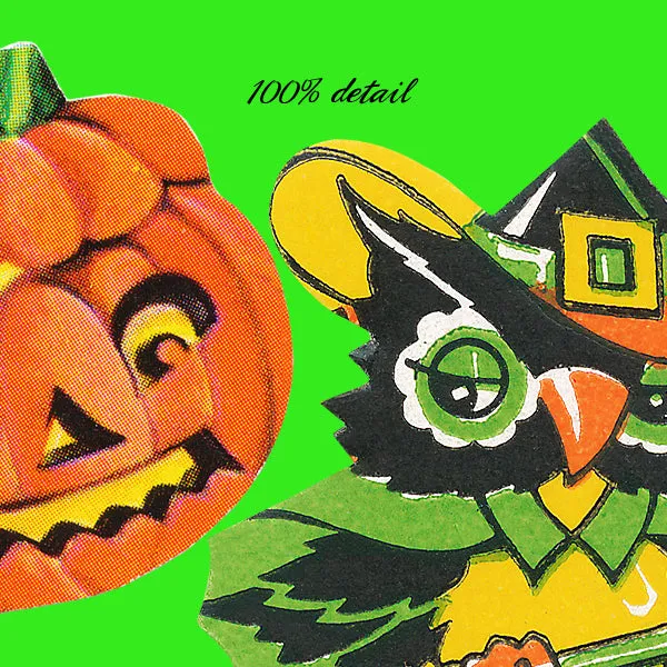 Vintage Halloween Seals