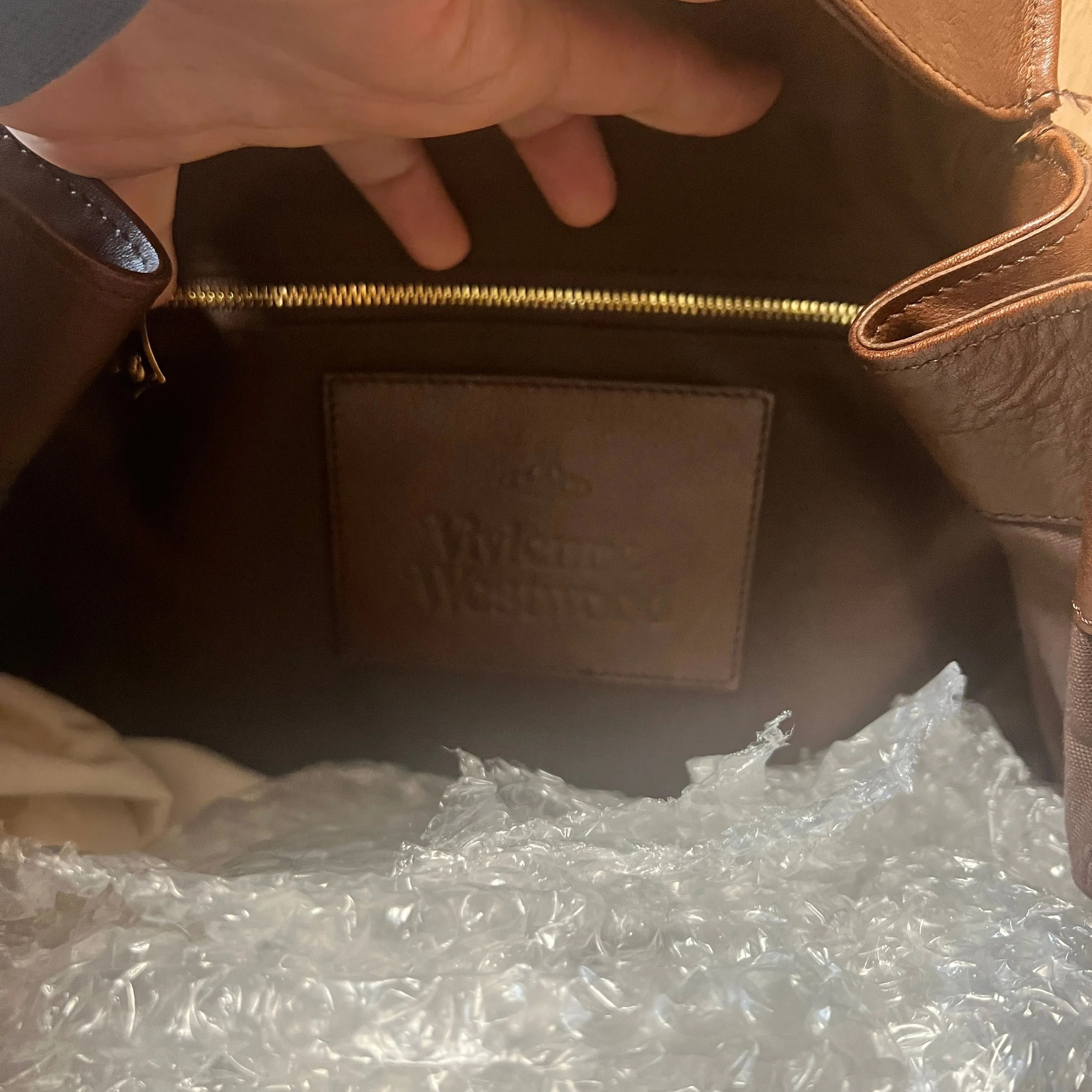 VIVIENNE WESTWOOD leather Yasmin handbag