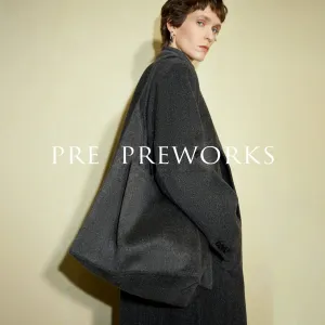 Wabi-sabi Large Capacity Wool Crossbody Bag