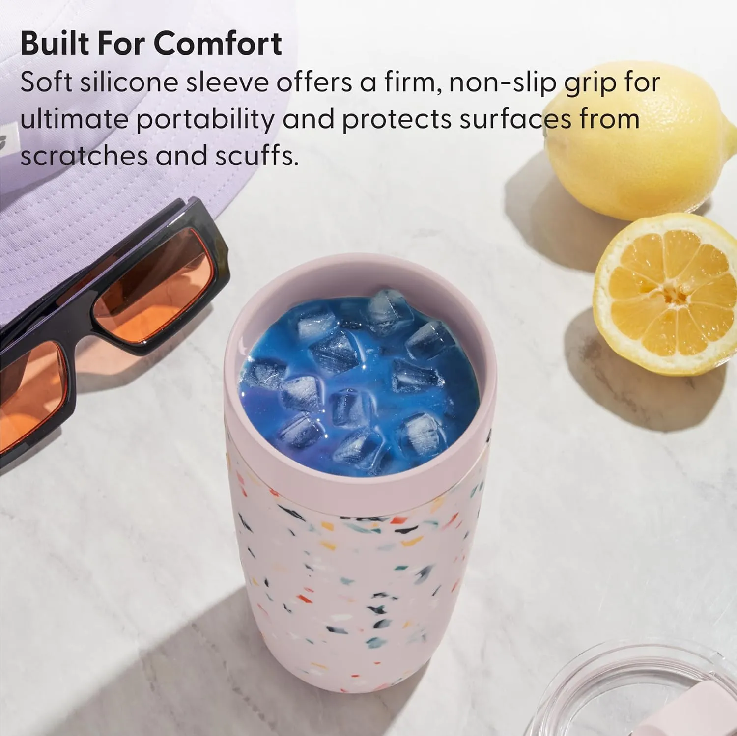 W&P Porter Insulated Tumbler 20 oz | No Metallic Aftertaste Ceramic Coated for Water, Coffee, & Tea | Wide Mouth Vacuum Insulated | Dishwasher Safe, Charcoal (Tone on Tone)