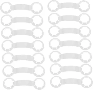 Water Bottle Buckle Holders 100 Pack Versatile Size for Large Small Bottles Easy to Install