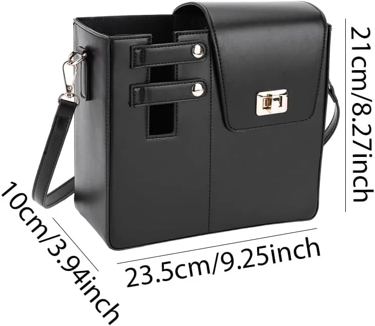Water Cup Holder Bag Crossbody Water Bottle Bags for Women Leather Water Bottle Carrier Bag