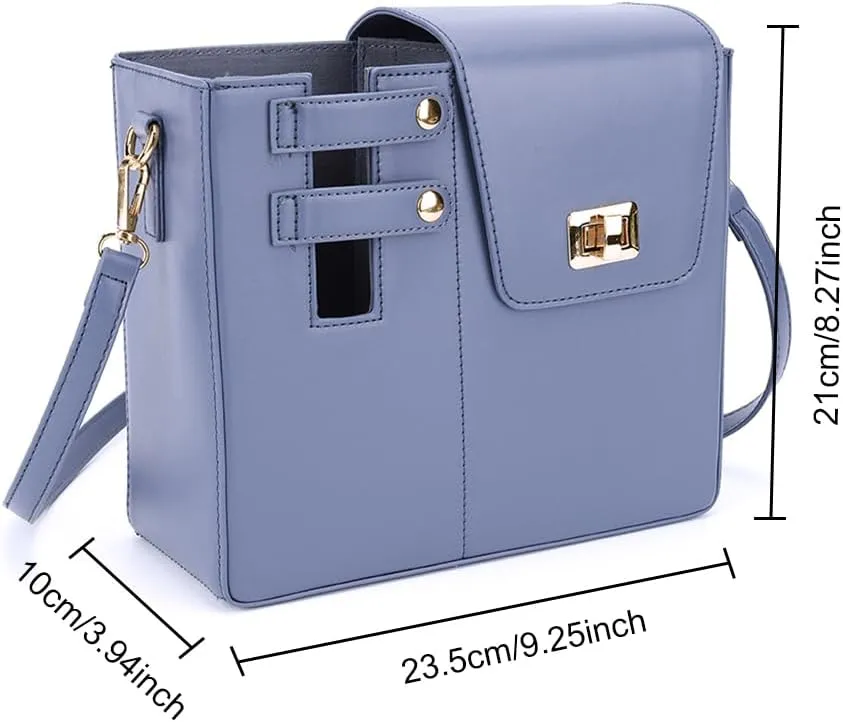 Water Cup Holder Bag Crossbody Water Bottle Bags for Women Leather Water Bottle Carrier Bag
