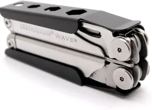 WAVE PLUS/NEW WAVE Sheath Compatible with Leatherman Multitools Made in The USA made of spring steel (TOOL NOT INCLUDED) (2.25" BELT CLIP)