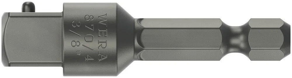Wera 05050215001 870/4 Adaptor, 3/8" x 50 mm
