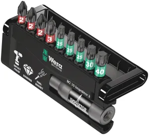 Wera 05057682001 Bit-Check 10 Impaktor 2, 10 pieces