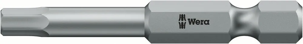 Wera 05059641001 840/4 Z Tamper-proof Hex-Plus BO bits, 2.5 x 89 mm