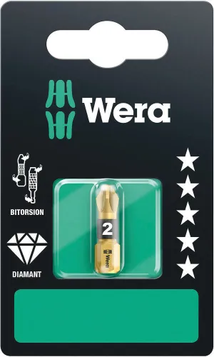 Wera 05073336001 855/1 BDC SB bits, PZ 1 x 25 mm