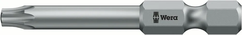 Wera 05134655001 867/4 IPR TORX PLUS® bits with bore hole, 25 IPR x 50 mm