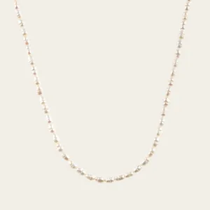 white baroque pearl necklace