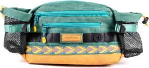 Wilderdog Mega Hip Pack with 3-Liter Capacity, Two Mesh Water Bottle Pockets, Interior Key Loops, Adjustable Straps, and Poop Bag Dispenser (Evergreen)