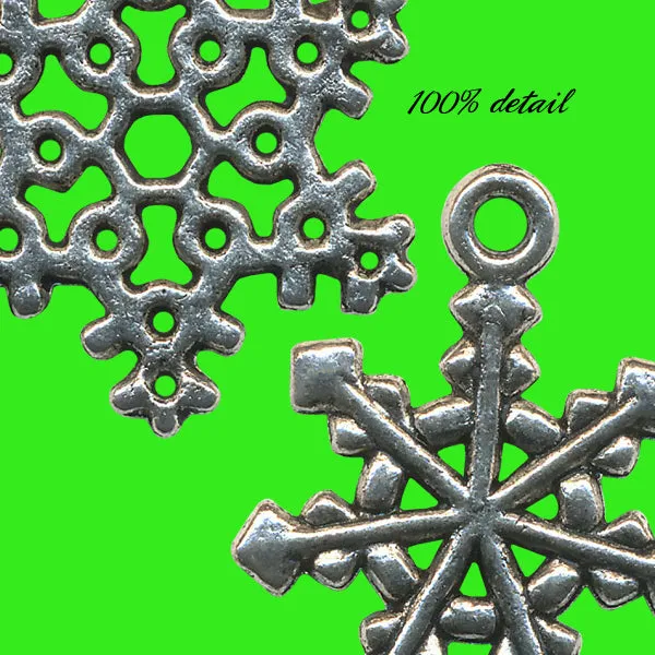 Winter Snowflake Charms