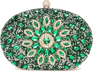 Women's Evening Bags Sparkly Rhinestone Clutch Purses Luxury Handbags