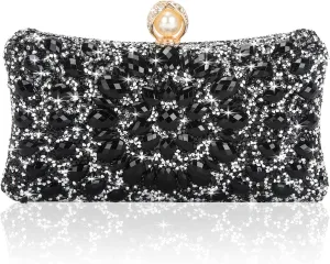 Women's Evening Bags Sparkly Rhinestone Clutch Purses Luxury Handbags