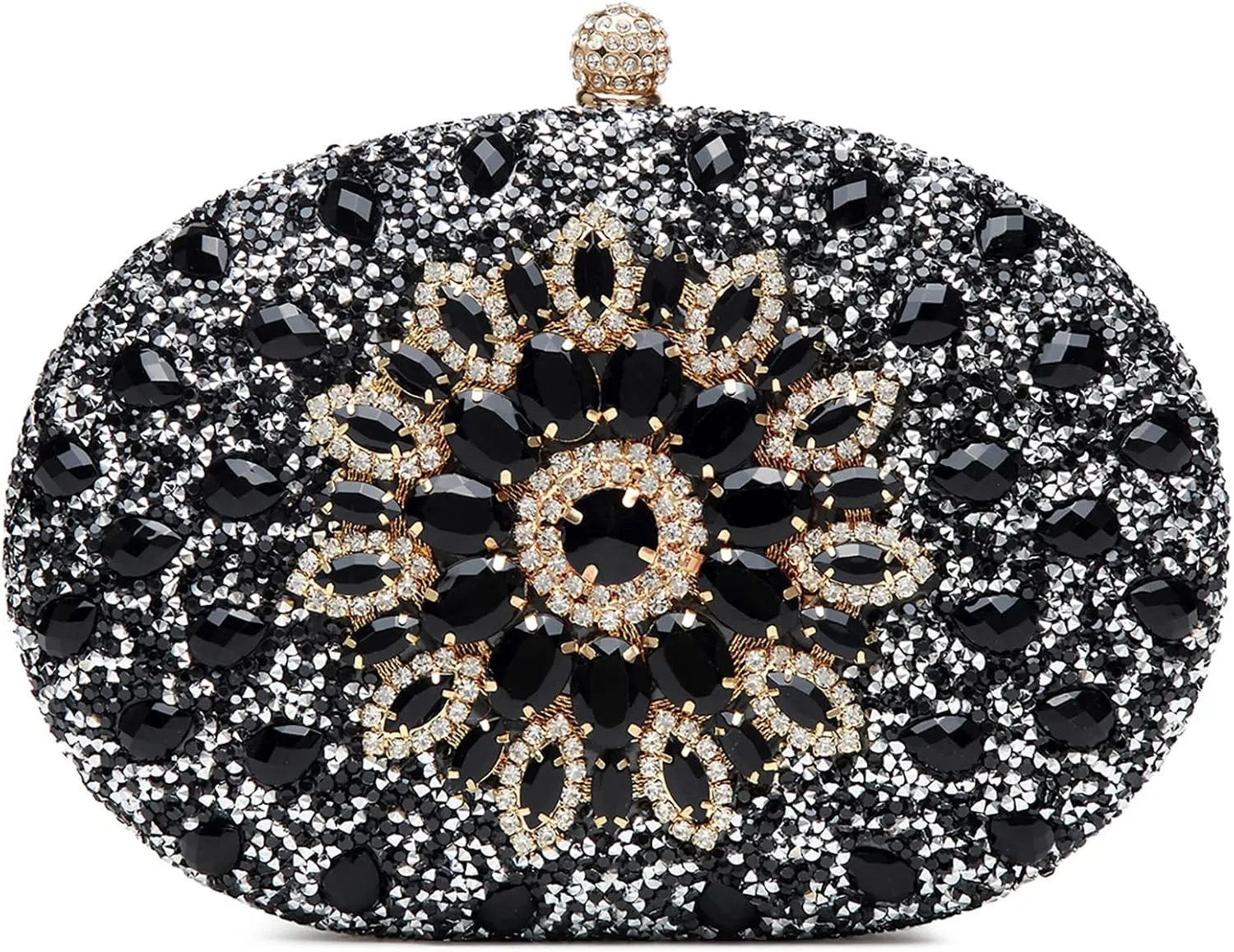 Women's Evening Bags Sparkly Rhinestone Clutch Purses Luxury Handbags