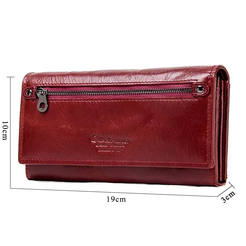 Women's Genuine Leather Wallet Purse