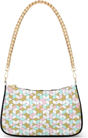 Women's Handbags Tote Crossbody Bag Stylish Purse Ladies Shoulder Bag Handbag Black and White Checkered Crescent Bag