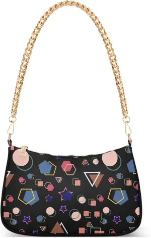 Women's Handbags Tote Crossbody Bag Stylish Purse Ladies Shoulder Bag Handbag Monochrome Checkerboard Crescent Bag
