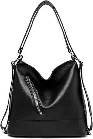 Women’s Leather Shoulder Handbags Hobo Totes Top Handle Bag Satchel and Purse for Ladies