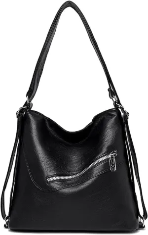 Women’s Leather Shoulder Handbags Hobo Totes Top Handle Bag Satchel and Purse for Ladies