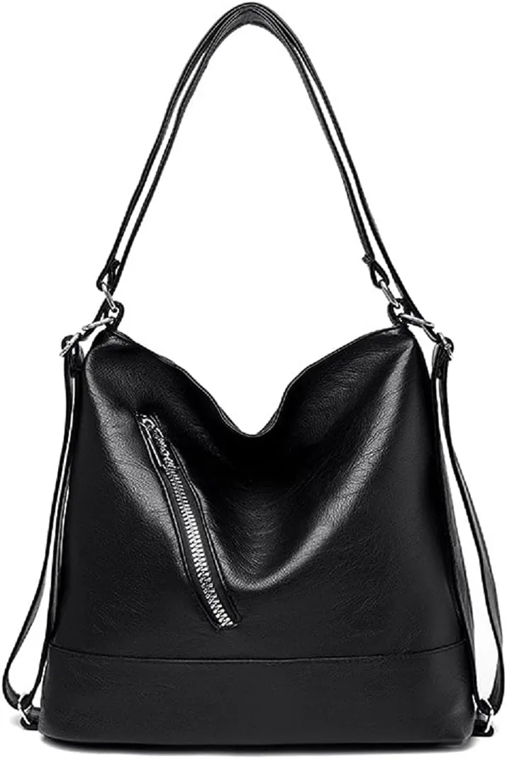 Women’s Leather Shoulder Handbags Hobo Totes Top Handle Bag Satchel and Purse for Ladies