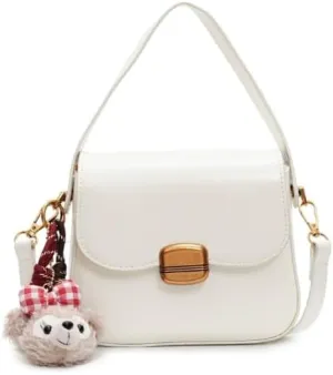 Women’s PU Leather Shoulder Bag 2025 Trend Brand Small Square Bags Luxury Designer Handbag Fashion