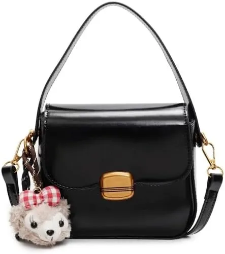 Women’s PU Leather Shoulder Bag 2025 Trend Brand Small Square Bags Luxury Designer Handbag Fashion