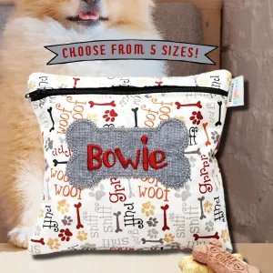 Woof Bark Personalized Reusable Treat Bag