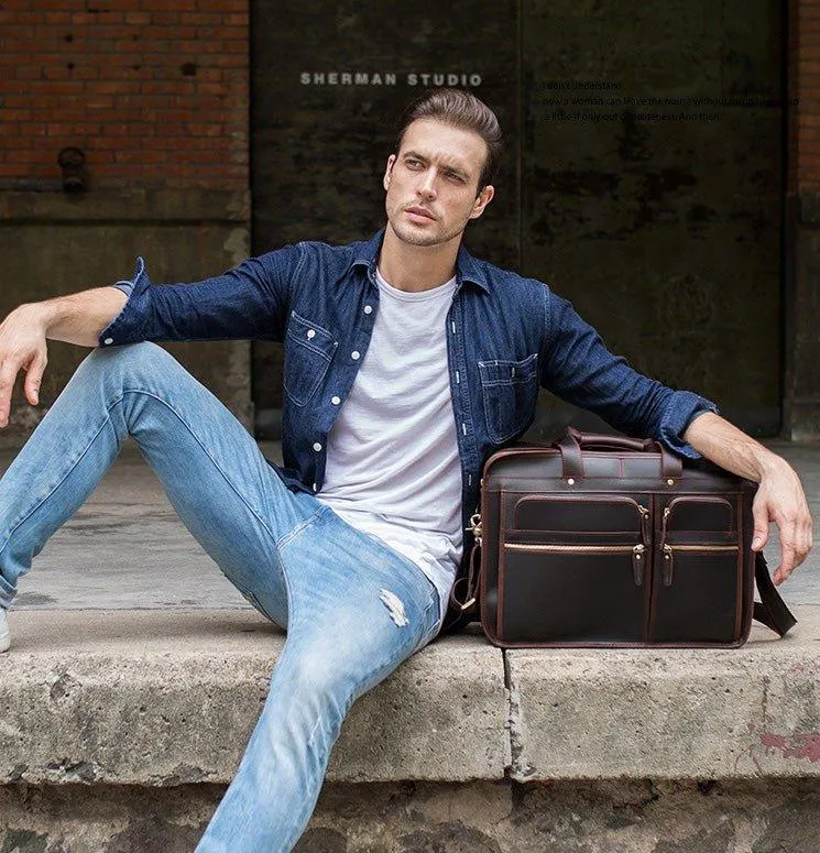 Woosir Leather Office Bags for Mens