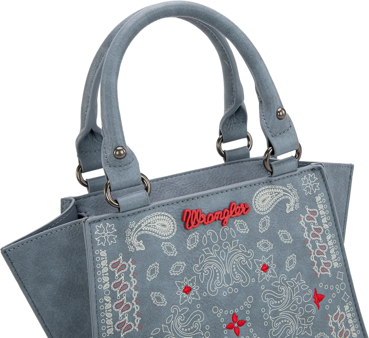 Wrangler Purses for Women, Cute Tote Bags Western Designer Top-handle Handbags