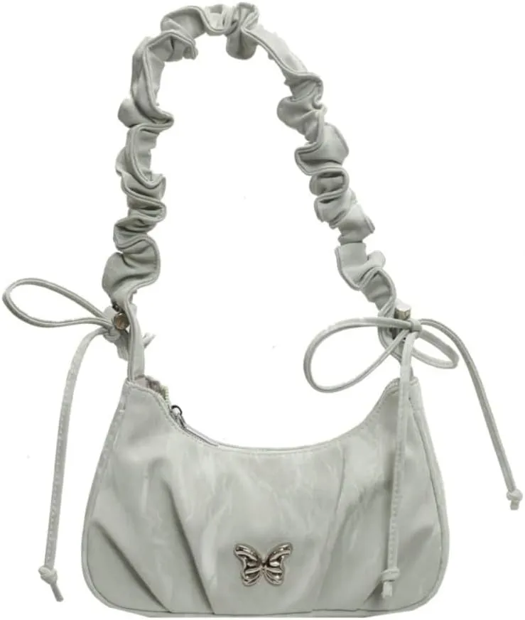 Y2K Crossbody Bags for Women Trendy Coquette Shoulder Bag Butterfly Purse Designer Handbags for Women