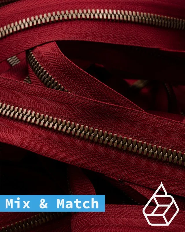 YKK Excella® | Custom made zipper | Antique Brass | Size 5
