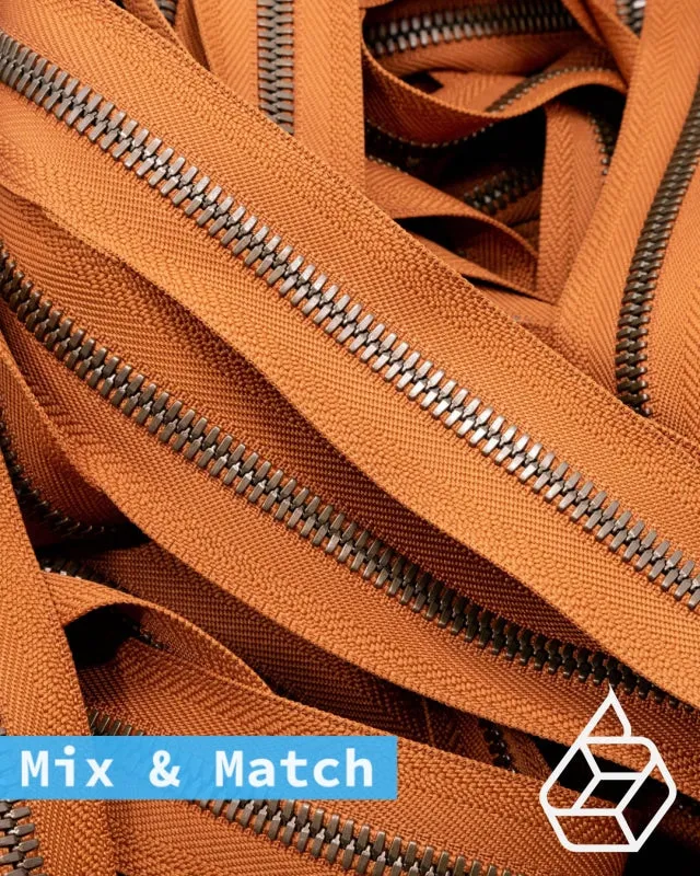YKK Excella® | Custom made zipper | Antique Brass | Size 8