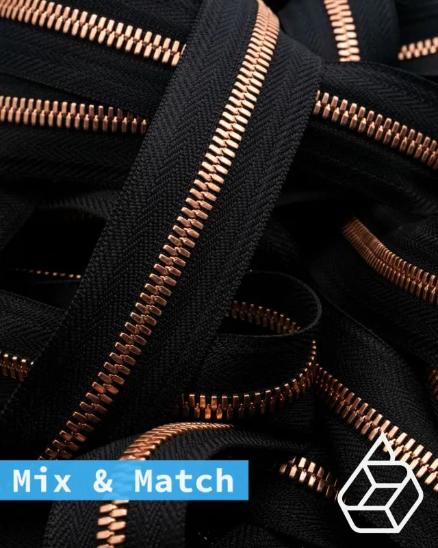 YKK Excella® | Custom made zipper | Bright Copper | Size 5
