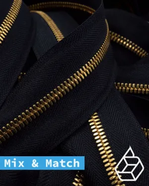 YKK Excella® | Custom made zipper | Elite Gold | Size 5
