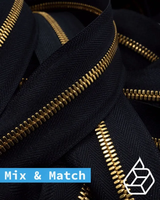 YKK Excella® | Custom made zipper | Elite Gold | Size 5