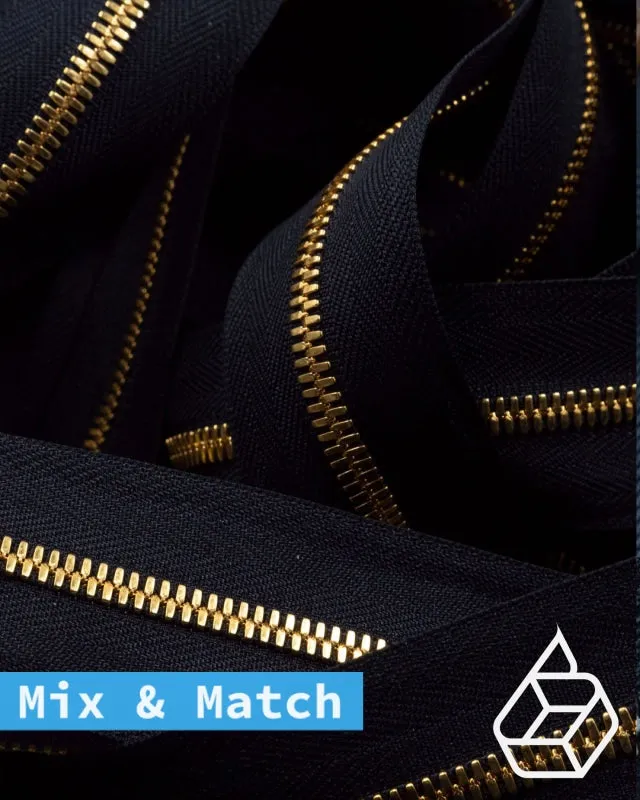 YKK Excella® | Custom made zipper | Elite Gold | Size 5