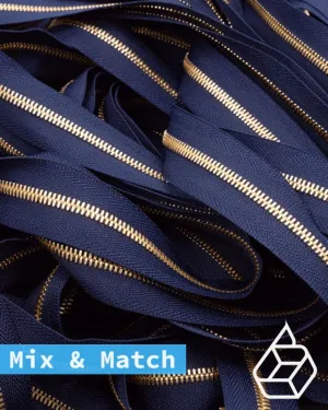YKK Excella® | Custom made zipper | Gold | Size 3
