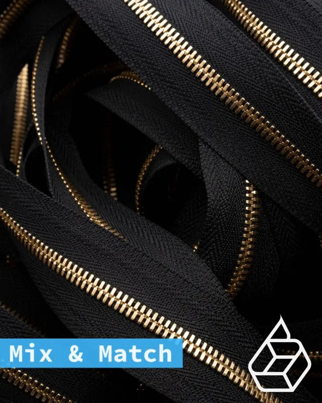 YKK Excella® | Custom made zipper | Gold | Size 3