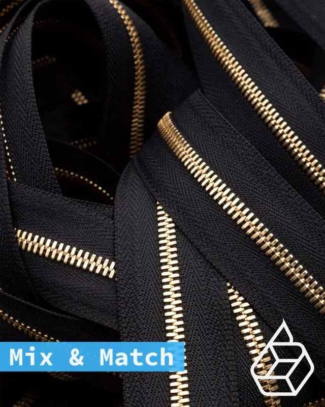 YKK Excella® | Custom made zipper | Gold | Size 3