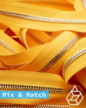 YKK Excella® | Custom made zipper | Gold | Size 5