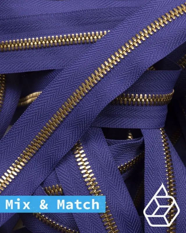 YKK Excella® | Custom made zipper | Gold | Size 5