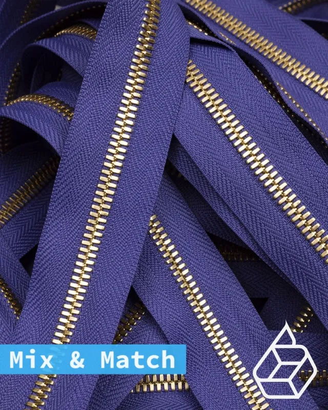 YKK Excella® | Custom made zipper | Gold | Size 5